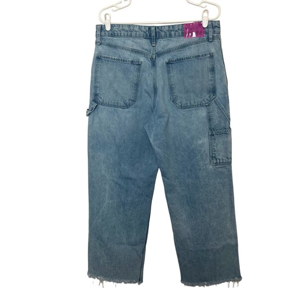 Rag & Bone Women Jeans 29/8 High Rise Zipper Pockets Ankle Raw Hem Distressed - Picture 2 of 11